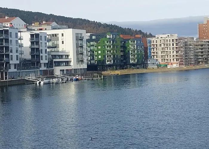 아파트 Bergen City Apartment 베르겐