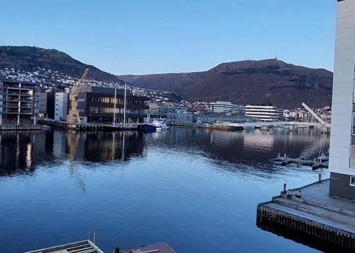 아파트 Bergen City Apartment 베르겐